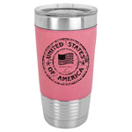 USA Antique Seal Leather Tumbler