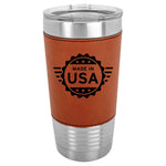 Made in USA Leather Tumbler