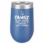 Family is the Anchor Tumbler