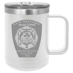 NMFD 15-oz Insulated Coffee Mug - Engraved